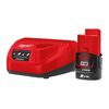 Aku ja laadija komplekt Milwaukee M12 NRG-201, 12 V, 2 Ah