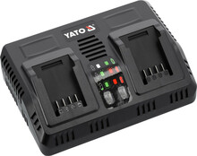 Tark topeltlaadija Yato YT-828501, 18 V, 2.4 - 4.5 A