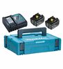 Akude ja laadija komplekt Makita 197624-2, 18 V, 2 x 5.0 Ah, Li-ion, Makpac