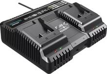 Topeltkiirlaadija Dedra DED7039V, 2 x 18 V
