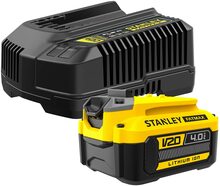 Aku ja laadija Stanley V20, 18 V, 4.0 Ah, SFMCB14M1