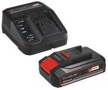 Aku ja laadija komplekt Einhell Power X-Change, 18 V, 2.5 Ah, Li-Ion