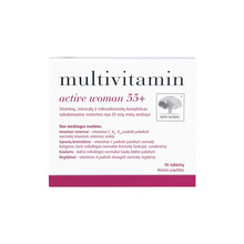 New Nordic Multivitamin Active Woman 55+, 90 tabletti