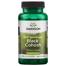 Swanson Black Cohosh 540 mg, 60 kapslit