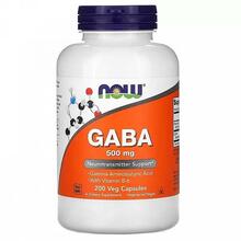 Now Foods GABA 500 mg, 200 kapslit