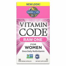Garden of Life Vitamin Code RAW ONE naistele, 30 v-kapslit
