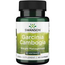 Swanson garcinia ekstrakt 80 mg, 60 kapslit