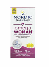 Nordic Naturals Omega Woman, 500 mg, 120 kapslit