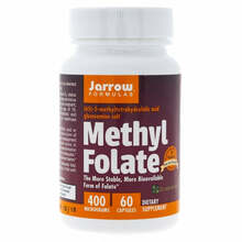 Jarrow Formulas metüülfoolhape 400 mcg, 60 kapslit