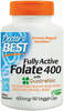 Doctor's Best täisaktiivne folaat 400 mcg Quatrefolic, 90 veg kapslit