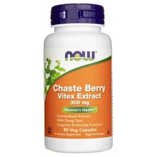 Now Foods Chaste Berry Vitex ekstrakt 300 mg, 90 kapslit