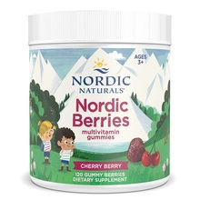 Nordic Naturals Nordic Berries Cherry Berry, 120 kummikommi