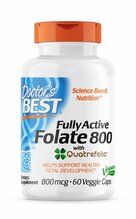 Doctor's Best täisaktiivne foolhape 800 mcg, 60 kapslit