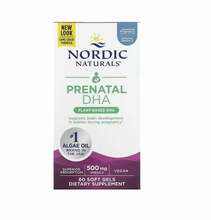 Nordic Naturals Prenatal DHA Omega 3 Vegan, 60 kapslit
