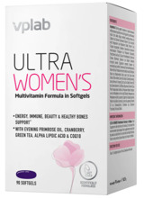 VPLAB Ultra Womens Multivitamin Formula, 90 pehmet kapslit