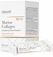 OstroVit Marine Collagen + Hyaluronic Acid + Vitamin C, Mango Pineapple, 5 g x 30