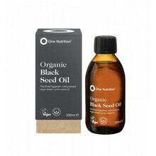One Nutrition ökoloogiline mustköömneõli, 200 ml