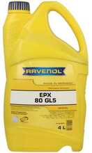 Käigukastiõli Ravenol EPX SAE 80 GL-5, 4 L