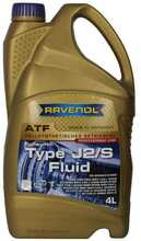 Automaatkäigukasti õli Ravenol ATF J2/S FLUID, 4 L