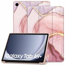 Kaas Tech-Protect SmartCase Samsung Galaxy Tab A9+, X210/X215/X216, roosa marmor