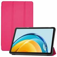 Kaaned iLike Tri-Fold Eco-Leather Stand Lenovo Tab P12 12.7, korallroosa