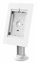 Tahvelarvuti hoidik Neomounts DS15-640WH1, lauapealne, lukustatav, valge