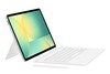 Kaaned klaviatuuriga Samsung Book Cover Keyboard AI Key Galaxy Tab S10 FE+, EF-DX625UWEGWW, valge