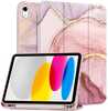 Ümbris Tech-Protect SC Pen iPad 10.9 2022, roosa marmor