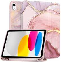 Ümbris Tech-Protect SC Pen iPad 10.9 2022, roosa marmor