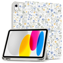 Pliiatsipesaga ümbris Tech-Protect SC, iPad 10.9 2022 / 11 2025, karikakrad lehtedega
