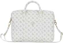 Kott Guess 4G Peony Front Pocket Zipper Triangle Logo 16, valge