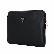 Sülearvuti ümbris Guess PU Grained Triangle Logo, 14, must