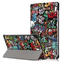 Tahvelarvuti ümbris Reach Smart Leather Samsung Tab A8 10.5, graffiti