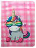 Tahvelarvuti ümbris Greengo Universal Rainbow Case, 9-10, roosa/mitmevärviline