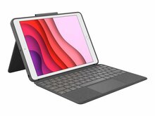 Kaitseümbris Logitech Combo Touch, iPad 7th/8th, grafiit