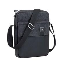 Tahvelarvutikott RIVACASE Crossbody 11/8811, black melange