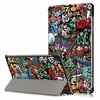 Tahvelarvuti ümbris Smart Leather Samsung Tab A9 8.7, graffiti