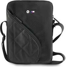 Tahvelarvuti ümbris BMW Carbon Pockets & Metal Logo 10, BMTB10PCASEPOK, must