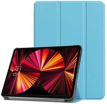 Kaaned iLike Tri-Fold Eco-Leather Stand Case Galaxy Tab S9 Plus 12.4, taevasinine
