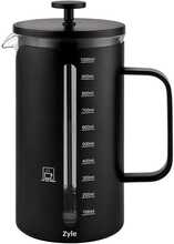 Kohvimasin Zyle ZY612CF, 1 L, klaas/must