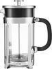 Presskann Ambition Barista, 1 L, hõbe/must