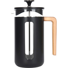 Kohvikann La Cafetiere Pisa, 1 L, läbipaistev/must
