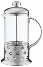 Kohvikann French Press Ambition Larissa, 1 l, hõbe