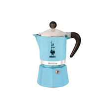 Kohvikann Bialetti Moka Rainbow, 3 tassi, helesinine