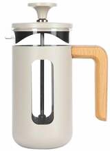 Kohvikann LifetimeBRANDS La Cafetiere, 350 ml, kreemjas/läbipaistev