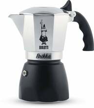 Espressokann Bialetti Brikka, 4 tassi, must/roostevaba teras, 0.17 L