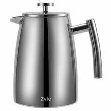 Presskann Zyle ZY614CF, roostevaba teras, 1 L, hõbe