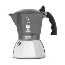 Kohvikann Bialetti Brikka, 170 ml, must/hõbe