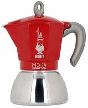 Mokakann Bialetti Moka Induction, 0.1 L, punane