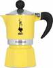 Moka kohvikann Bialetti Rainbow 1TZ, kollane, 0.06 L